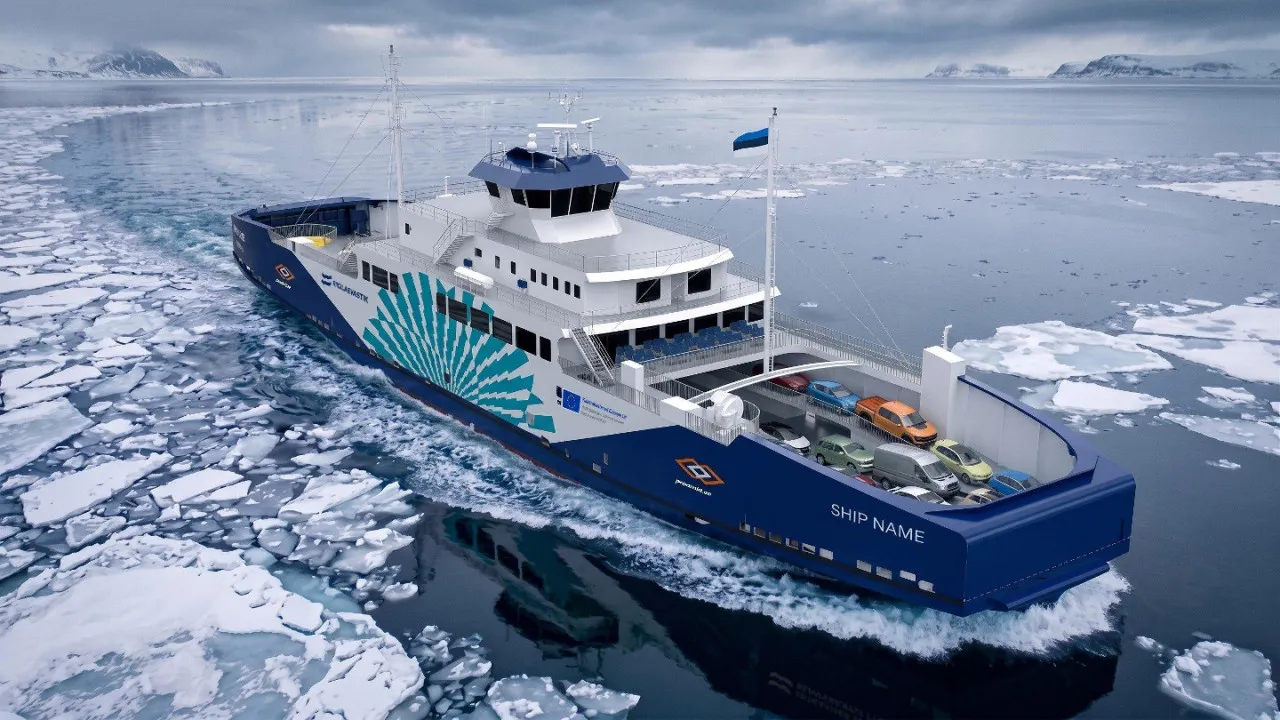 Estonian Ferry winter